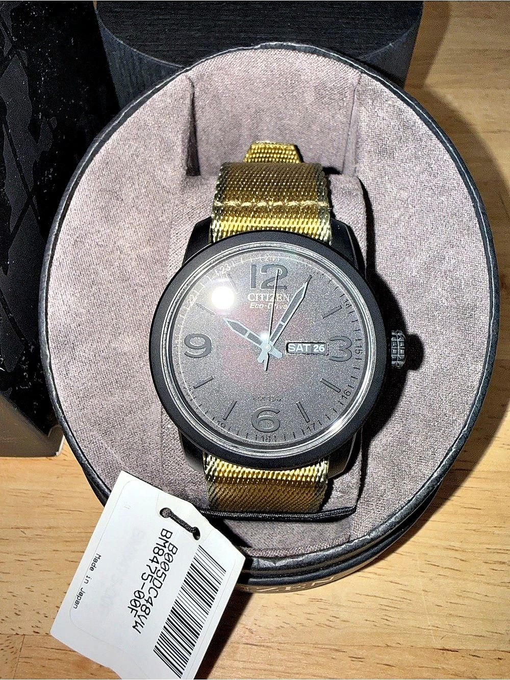 Citizen Eco-Drive Black Out Watch BM8475-00F